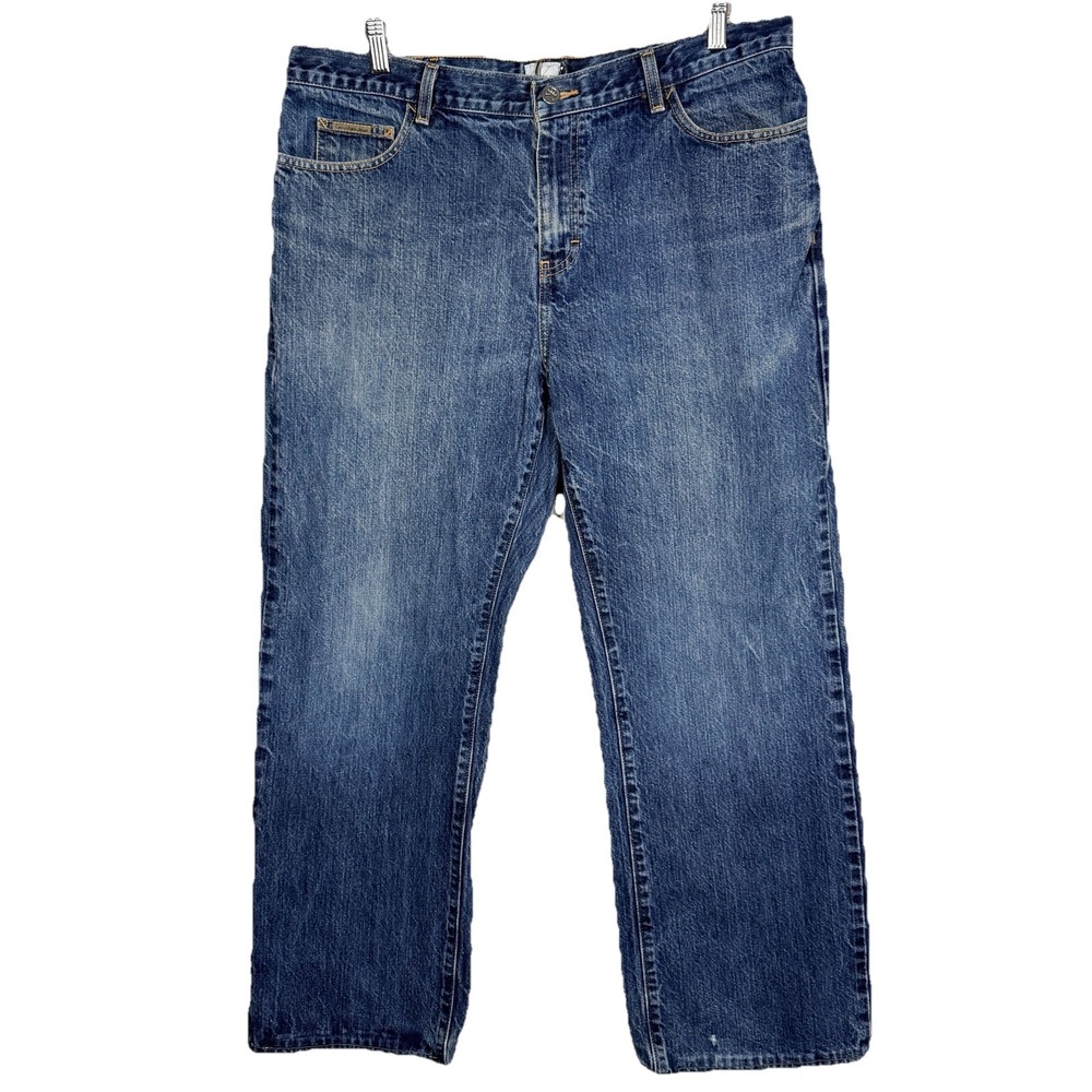 Vintage 90s Calvin‎ Klein Jeans Mens 35X30 Slouchy Ink Sandblast Tagged 36x32